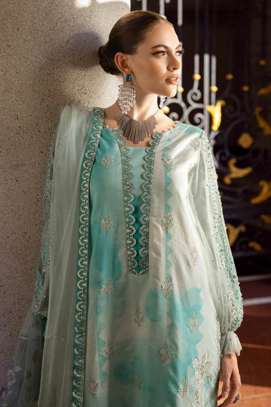 Charizma Festive Embroidered Unstitched Lawn 3pcs - Jotey
