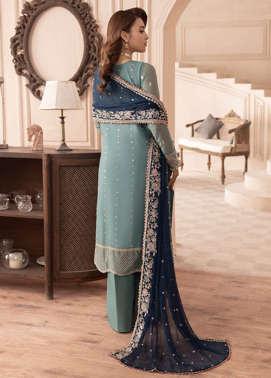 Sahane Elyssa Unstitched Festive Chiffon 3pcs - Jotey