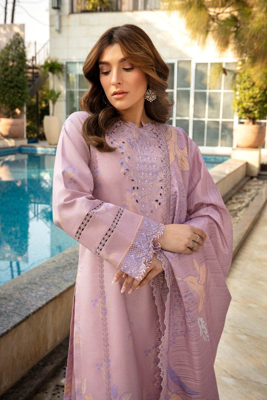 Rang Rasiya Florence Embroidered Lawn Unstitched 3pcs - Jotey