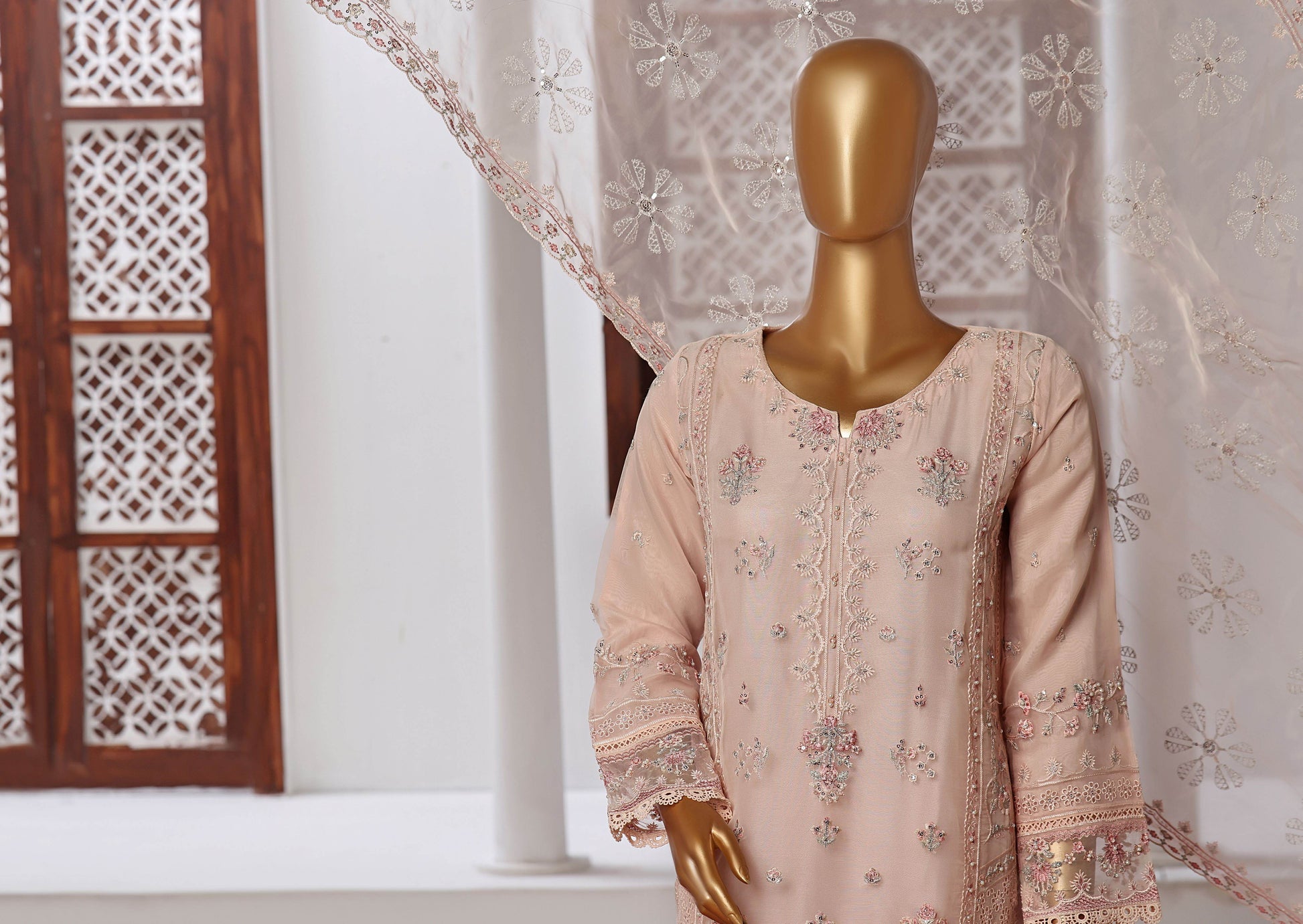 Sadabahar Mahpara Vol 8 Festive Formal Stitched 3pcs - Jotey