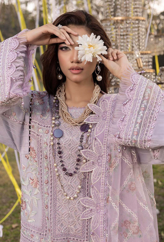 Adans Libas Bazm-E-Bahar Embroidered Lawn Unstitched 3 Piece - Jotey