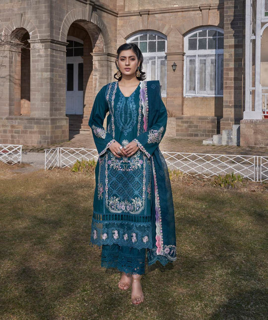 Atiya Irfan Preet Embroidered Unstitched Lawn 3pcs - Jotey