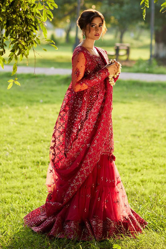 Qalamkar Sadmani Luxury Formals Unstitched 3pcs - Jotey