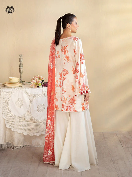 Kroma By Gull Jee Embroidered Digital Printed Lawn Unstitched 3 Piece