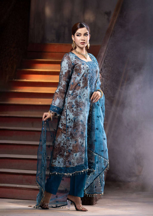 Khwaab Luxury Unstitched 4pcs