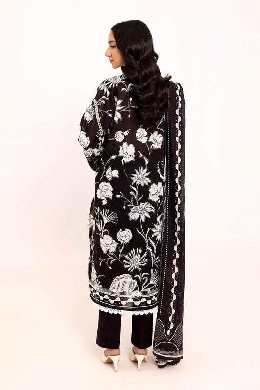 Gul Ahmed Printed Summer Lawn'25 Unstitched 3pcs - Jotey