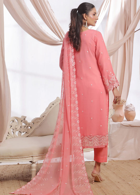 Aaina By Bin Hameed Luxury Embroidered Chiffon Unstitched 3 Piece