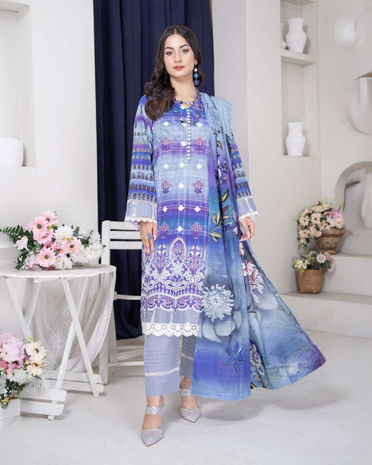 Pakeeza by Aalaya Vol-01 Embroidered Lawn Unstitched 3Pcs