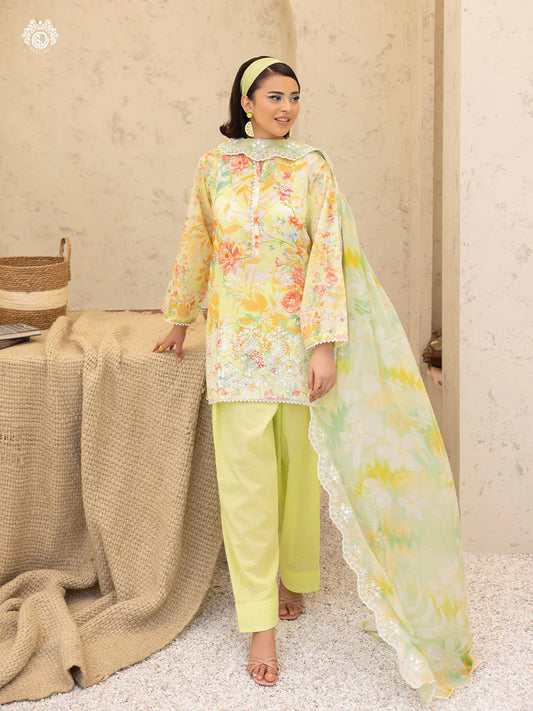 Morja By Gull Jee Vol-12 Embroidered Digital Printed Lawn Unstitched 3Pcs