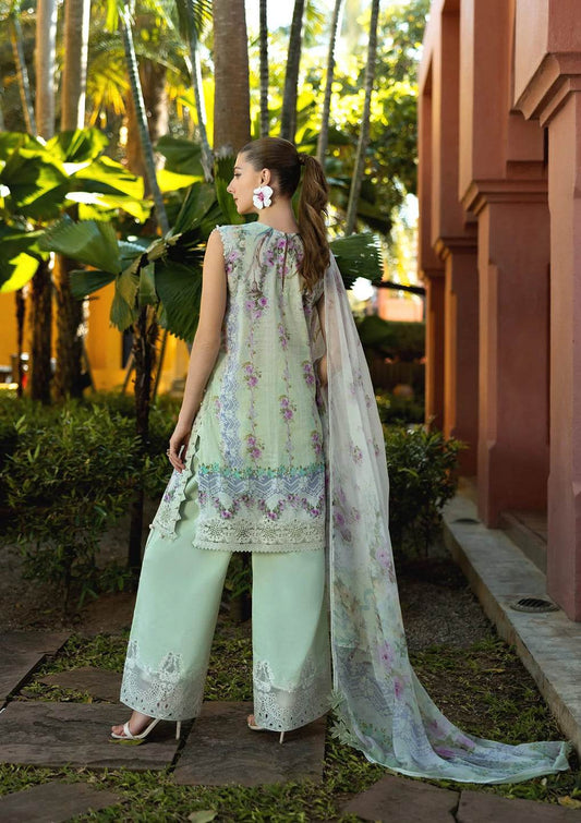 Elaf Premium Signature Embroidered Lawn Unstitched 3pcs - Jotey