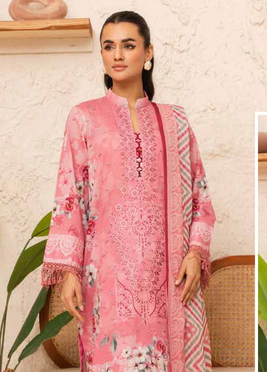 Nehal By Johra Embroidered Printed Lawn Unstitched 3Pcs