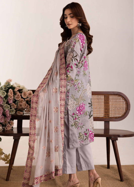 Aazina by Johra Embroidered Printed Lawn Unstitched 3Pcs