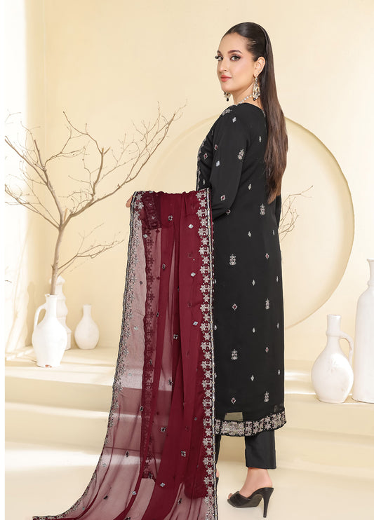 Raise By Bin Hameed Luxury Embroidered Chiffon Unstitched 3 Piece