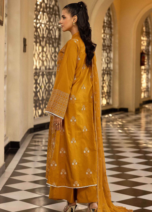 Khoobsurat Lawnkari Embroidered Lawn Unstitched 3pcs - Jotey