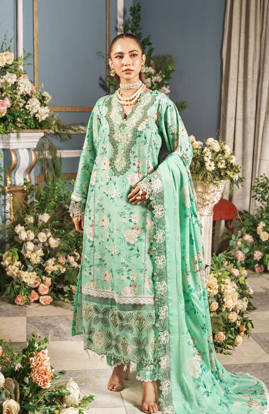 Printkari By Alzohaib Cutwork Embroidered Unstitched 3pcs - Jotey
