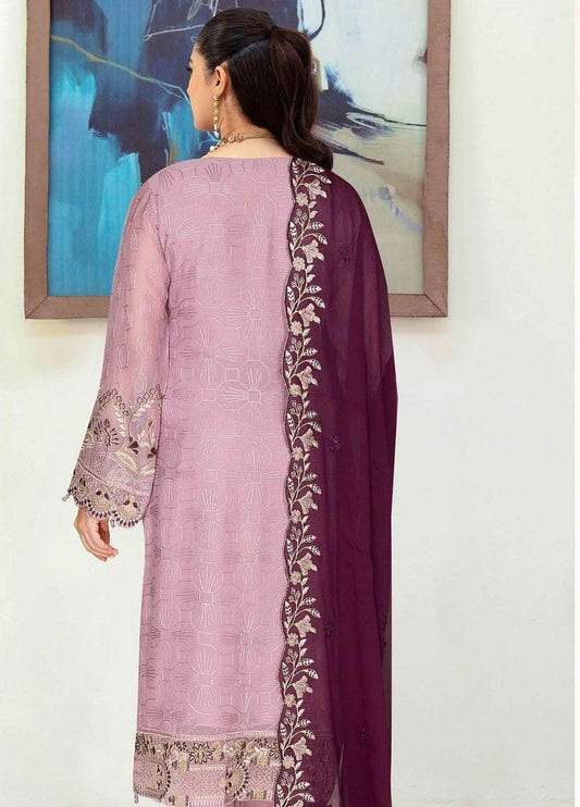 Sangeet By Ramsha Chiffon Unstitched 3pcs - Jotey