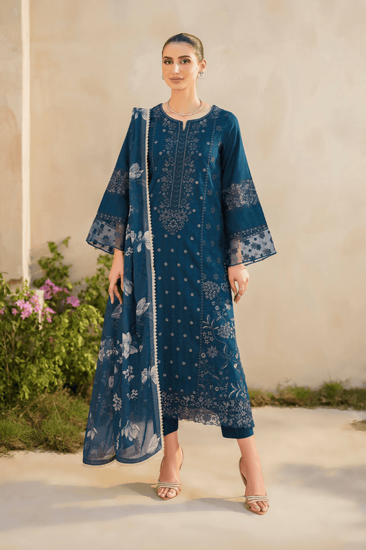 Iznik Festive Lawn Embroidered Unstitched 3pcs - Jotey