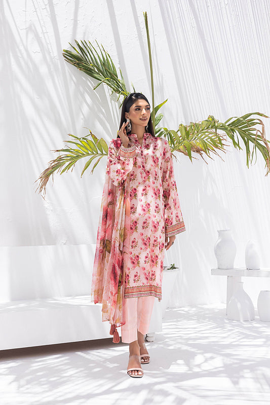 Lakhany Komal Printed Lawn Unstitched 3pcs - Jotey