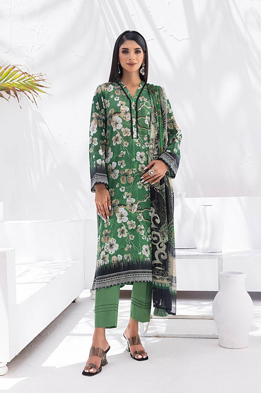 Lakhany Komal Printed Lawn Unstitched 3pcs - Jotey