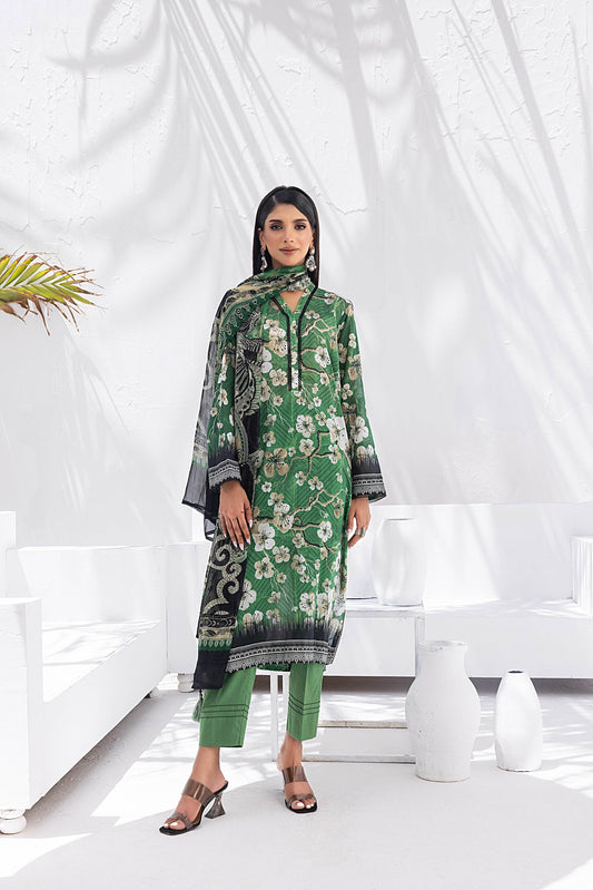 Lakhany Komal Printed Lawn Unstitched 3pcs - Jotey