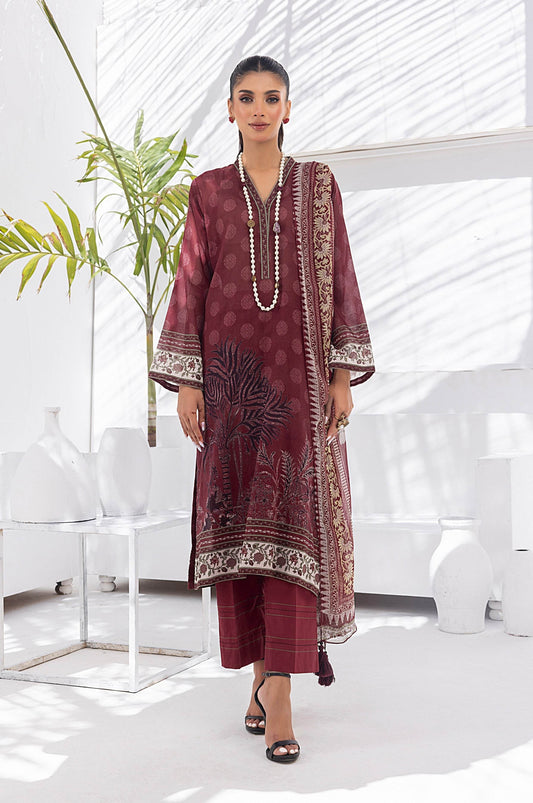 Lakhany Komal Printed Lawn Unstitched 3pcs - Jotey