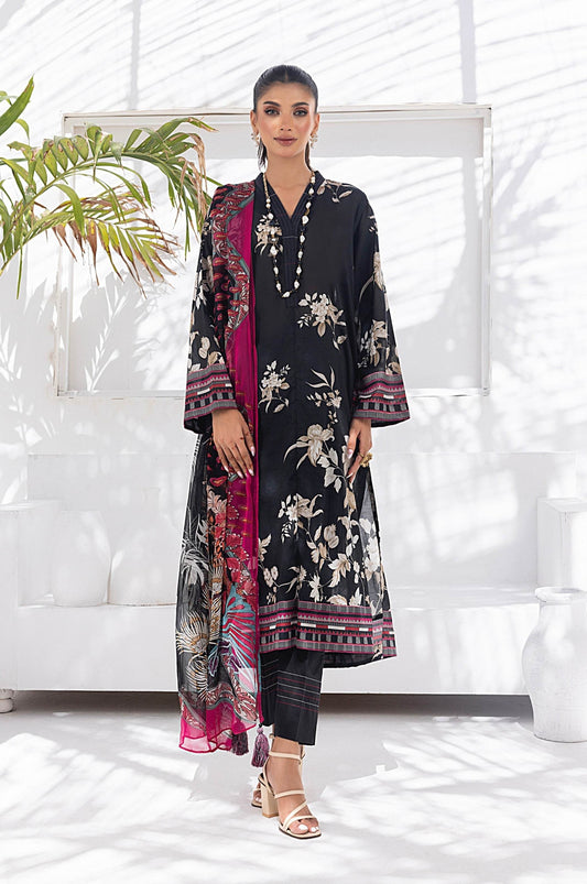Lakhany Komal Printed Lawn Unstitched 3pcs - Jotey