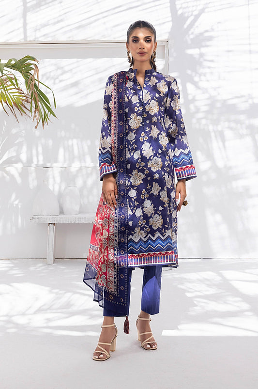 Lakhany Komal Printed Lawn Unstitched 3pcs - Jotey