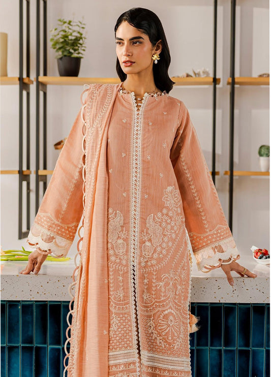 Zellbury Chikankari Embroidered Lawn Unstitched 3Pcs