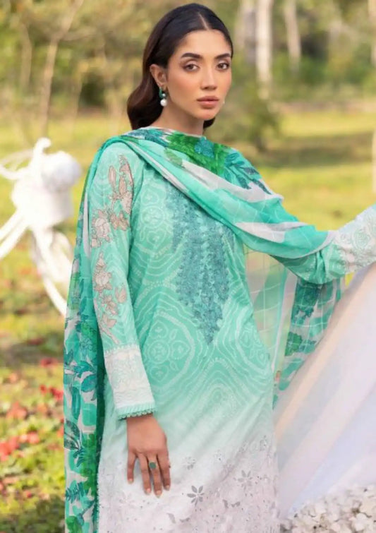 Nur Vantage Embroidered Lawn Unstitched 3 Piece