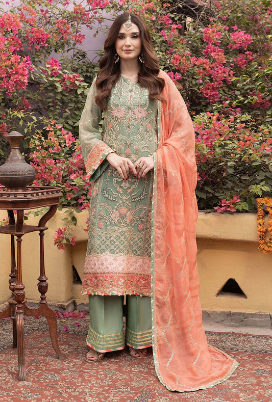 Rang-E-Mehfil Festive Unstitched Chiffon 3pcs - Jotey