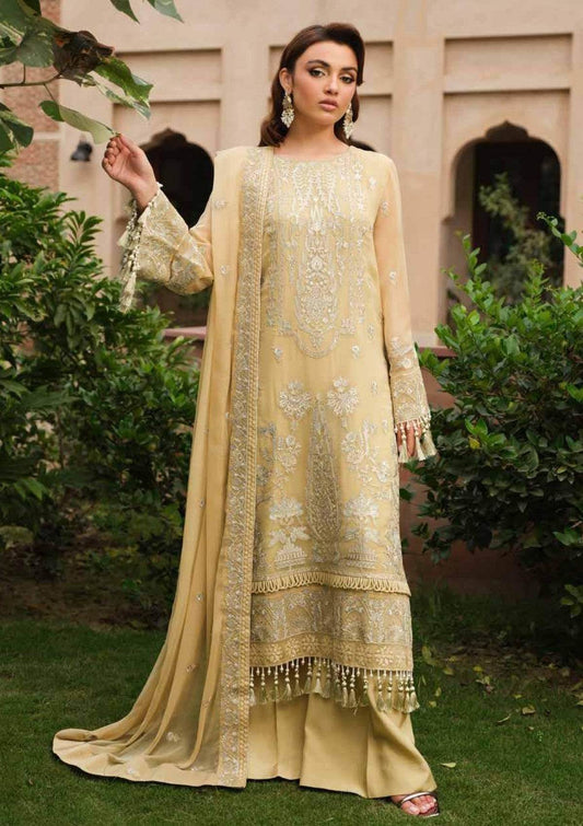 Emira By Freesia Luxury Embroidered Unstitched 3pcs - Jotey