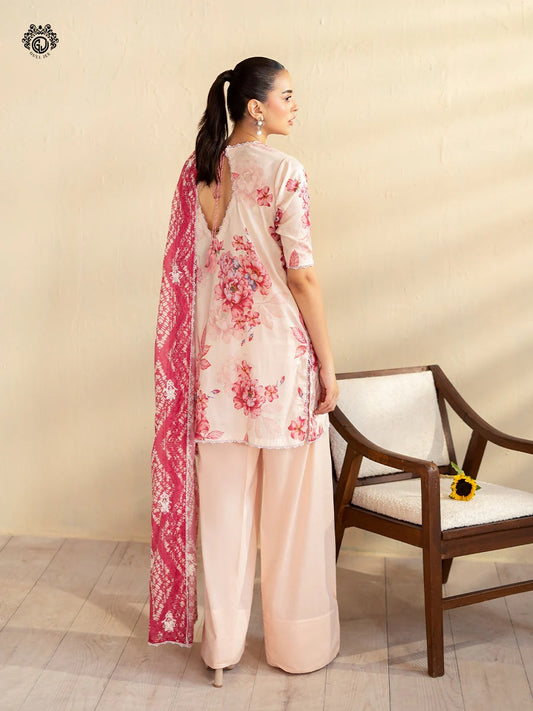 Kroma By Gull Jee Embroidered Digital Printed Lawn Unstitched 3 Piece