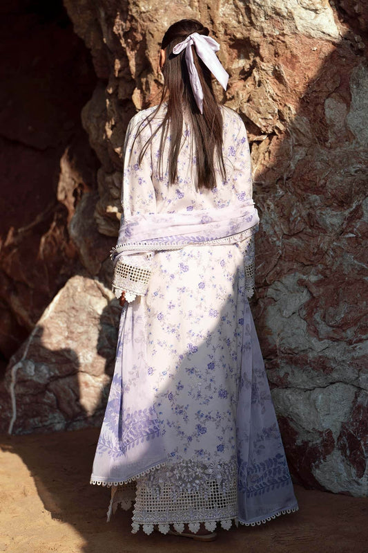 Afrozeh Summer Together Vol-III Unstitched Lawnkari 3pcs - Jotey