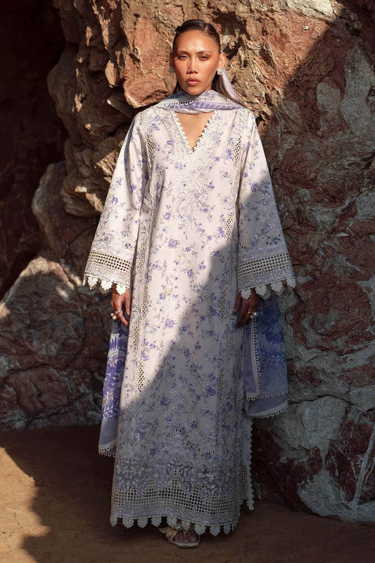 Afrozeh Summer Together Vol-III Unstitched Lawnkari 3pcs - Jotey