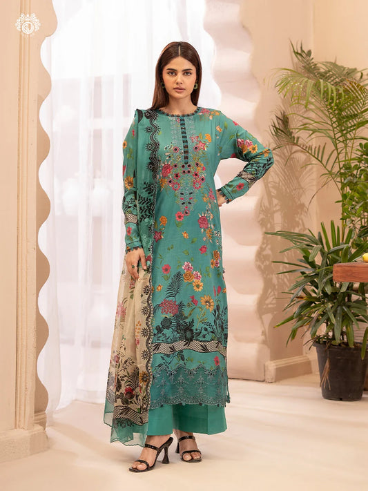 Morja By Gull Jee Vol-11 Embroidered Digital Printed Lawn Unstitched 3Pcs