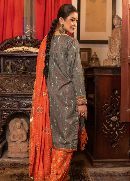 Rimal Vol-28 Embroidered & Sequence Work Lawn Unstitched 3pcs