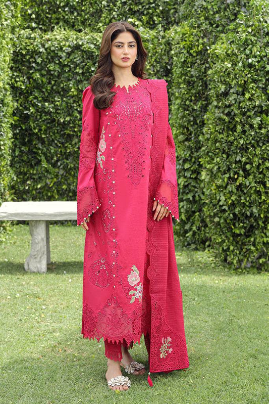 Qalamkar Festive Lawn Unstitched 3pcs - Jotey