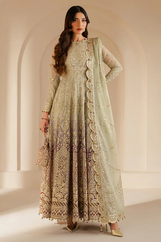 JAZMIN Wedding Formals Embroidered Chiffon Unstitched 3pcs