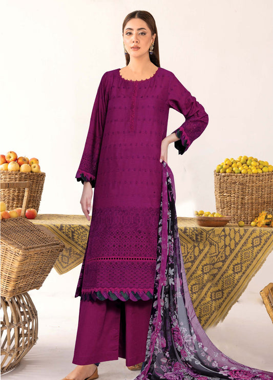 Meeram by Johra Chikankari Lawn Unstitched 3Pcs