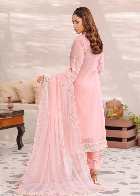 Ballerina By Bin khalid Embroidered Chiffon Unstitched Three Piece