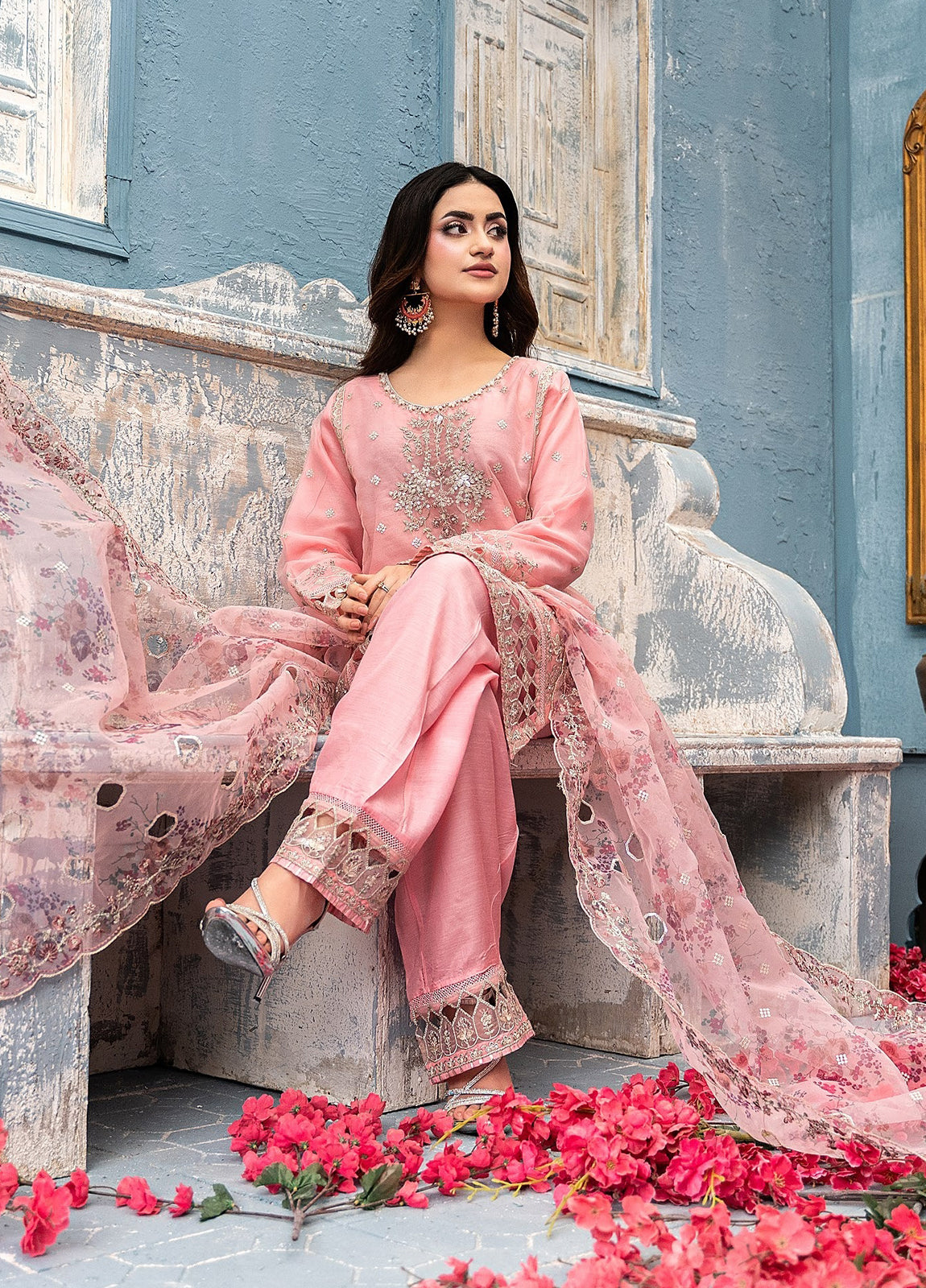 Rashi By Noori Embroidered Luxury Organza Festive Formal Stitched 3 Piece