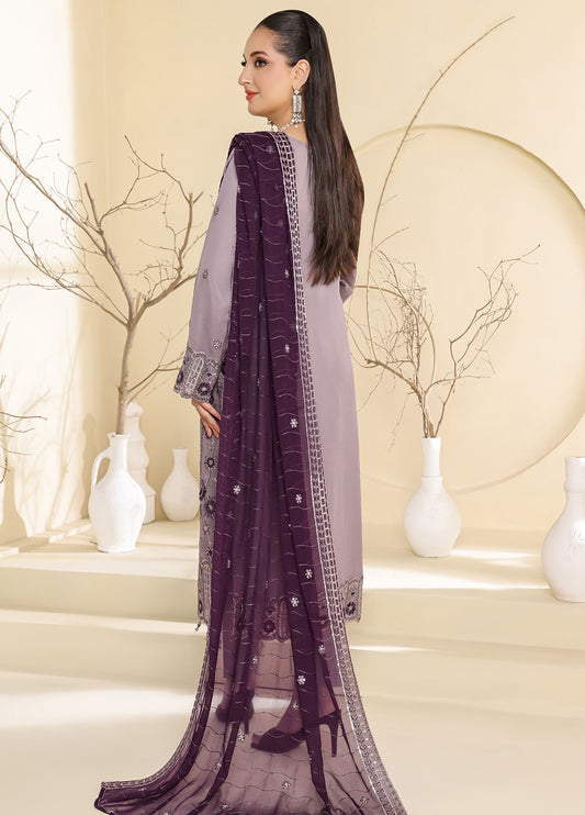 Raise By Bin Hameed Luxury Embroidered Chiffon Unstitched 3 Piece