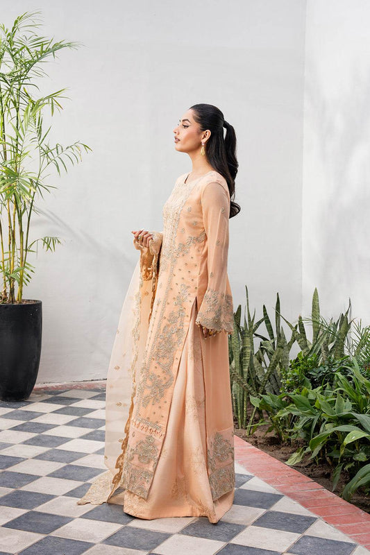 Tarz by Freesia Embroirdered Chiffon Unstitched 3 Piece - Jotey