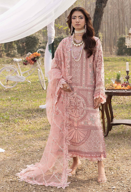 Adans Libas Bazm-E-Bahar Embroidered Lawn Unstitched 3 Piece
