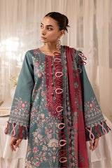 Jade Urbane Embroidered Lawn 3pcs - Jotey