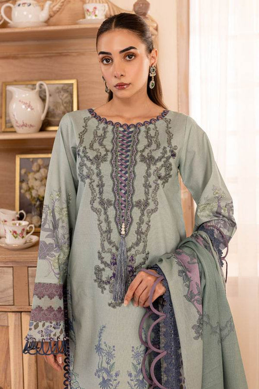 Jade Urbane Embroidered Lawn 3pcs - Jotey