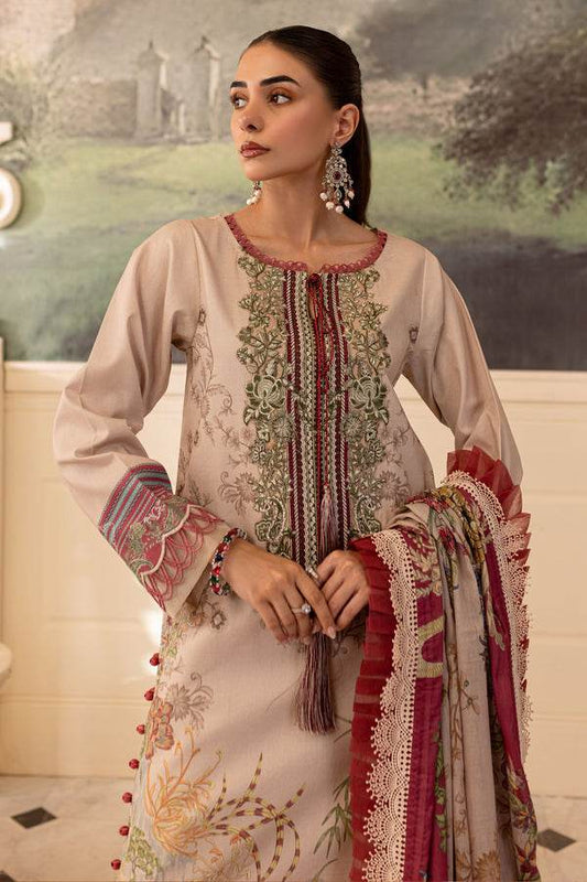 Jade Urbane Embroidered Lawn 3pcs - Jotey