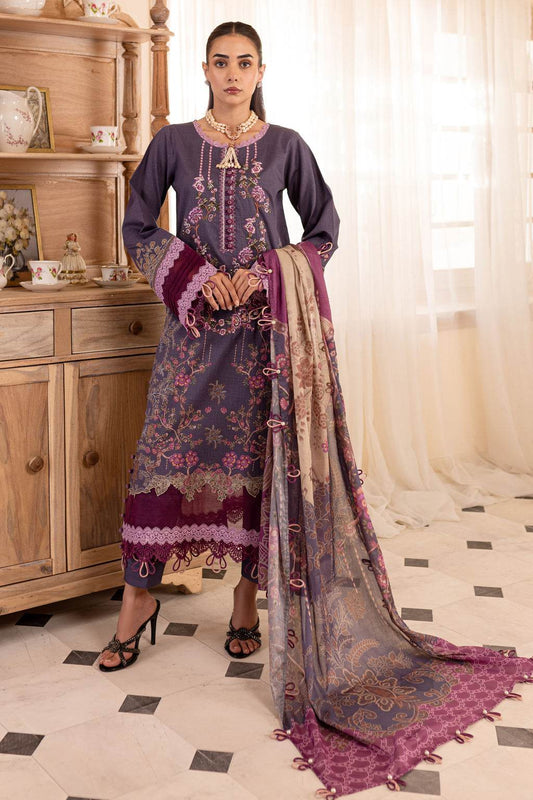 Jade Urbane Embroidered Lawn 3pcs - Jotey