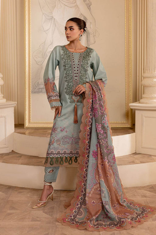 Jade Urbane Embroidered Lawn 3pcs - Jotey