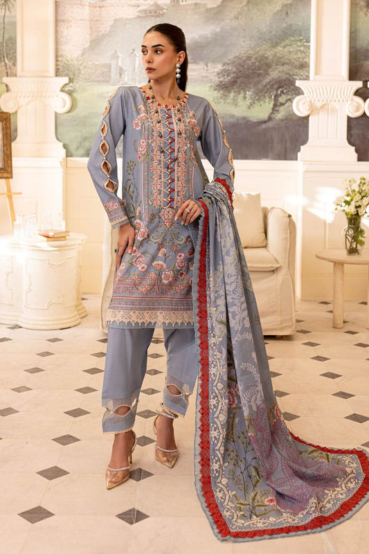 Jade Urbane Embroidered Lawn 3pcs - Jotey